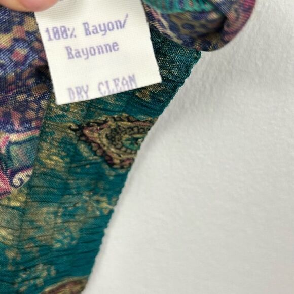 Vintage SUTTLE & SEAWINDS wide leg pull on pants - Picture 11 of 11